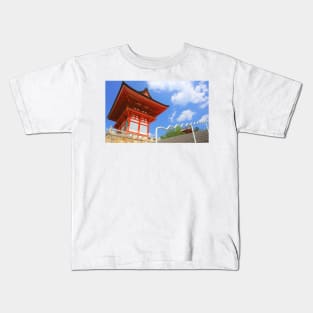 The City Of Temples Kyoto Kids T-Shirt